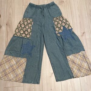 NWT Easel Los Angeles Textured Blue Garment